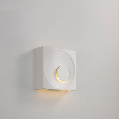 Scandinavian Cement Square 1-Light Wall Sconce Lamp