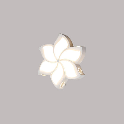 Simplicity Pinwheel Acrylic Shade LED Wall Sconce Lamp