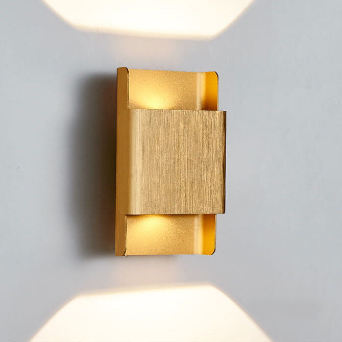 Rectangular Double-headed Aluminum LED COB Wall Sconce Lamp