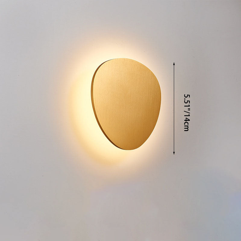 Scandinavian Round Aluminum Acrylic LED Wall Sconce Lamp