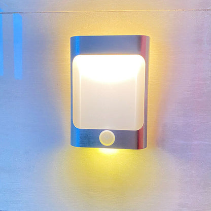 Rectangular Aluminum USB Rechargeable LED Wall Sconce Lamp