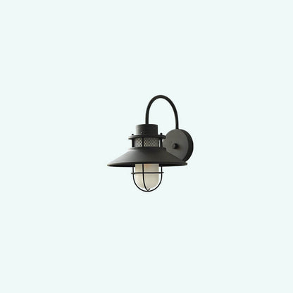 Outdoor Iron Body 1-Light Outdoor Wall Sconce Lamp