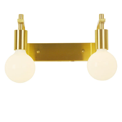 Modern Minimalist Round Iron 2-Light Wall Sconce Lamp