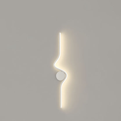 Iron Aluminum Silicone Long Strip LED Wall Sconce Lamp