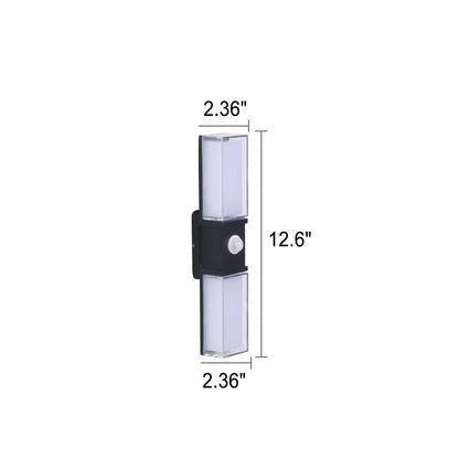 Rectangular Outdoor Waterproof LED Wall Sconce Lamp