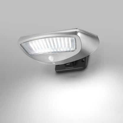 Solar Steel Body Sensor LED Outdoor Wall Sconce Lamp