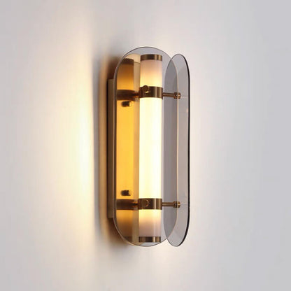 Scandinavian Minimalist Light Glass LED Wall Sconce Lamp