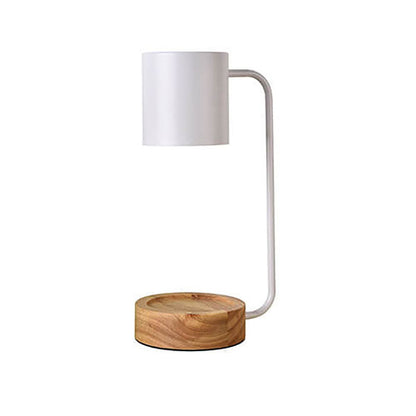 Japanese Minimalist Wood Timing Dimming Table Lamp