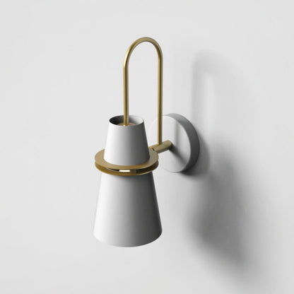 Scandinavian Horn Iron 1-Light Wall Sconce Lamp
