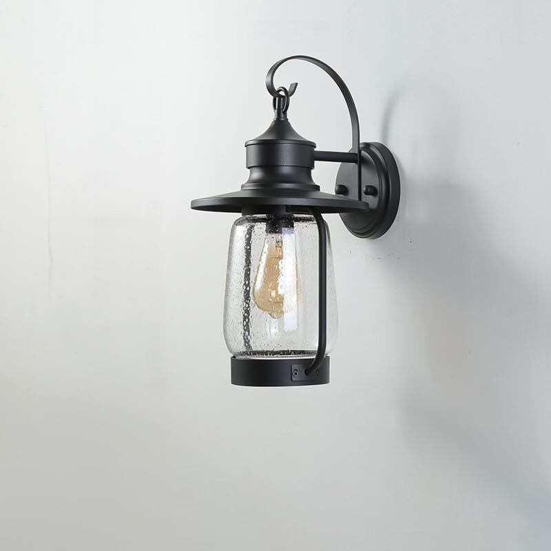 Bubble 1-Light Outdoor Waterproof Patio Wall Sconce Lamp