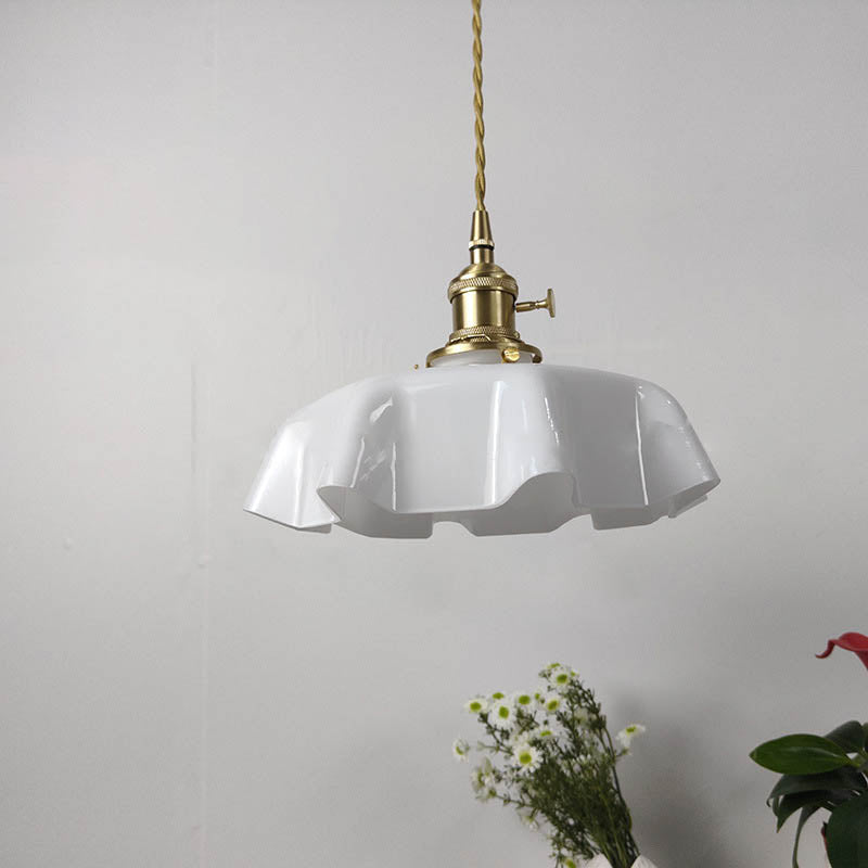 Traditional Petal Pendant Light