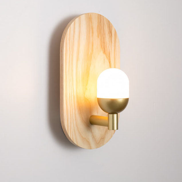 Acrylic Lamp Shade Log Brand 1-Light Wall Sconce Lamp