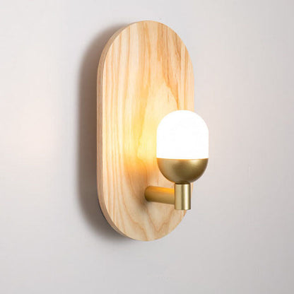 Acrylic Lamp Shade Log Brand 1-Light Wall Sconce Lamp