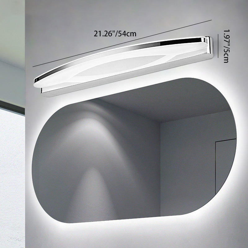 Simplicity Acrylic LED Vanity Mirror Front Wall Sconce Lamp