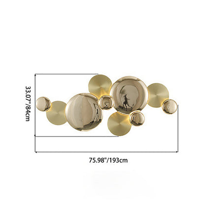 Modern Luxury Metal Round LED Wall Sconce Lamp