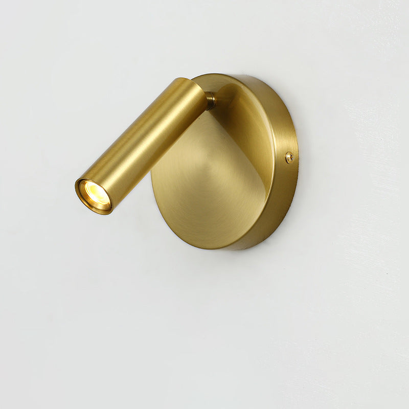 Rotatable Cylinder Aluminum Iron LED Wall Sconce Lamp