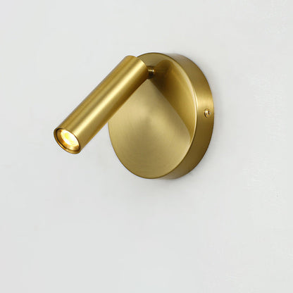 Rotatable Cylinder Aluminum Iron LED Wall Sconce Lamp
