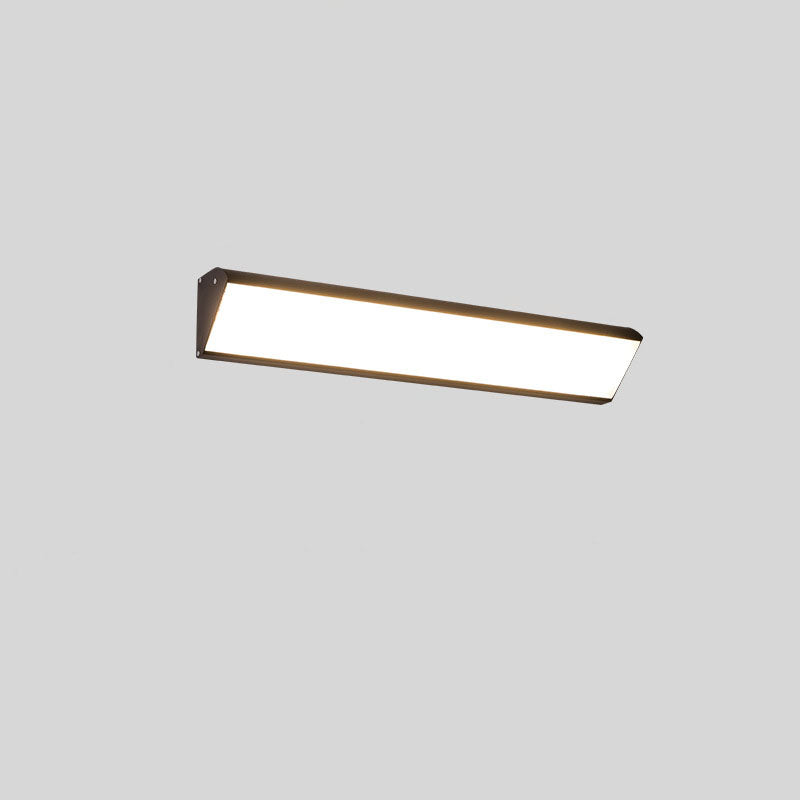 Rectangular Aluminum PC Waterproof LED Wall Sconce Lamp
