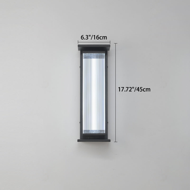 Waterproof Stainless Steel Acrylic LED Wall Sconce Lamp
