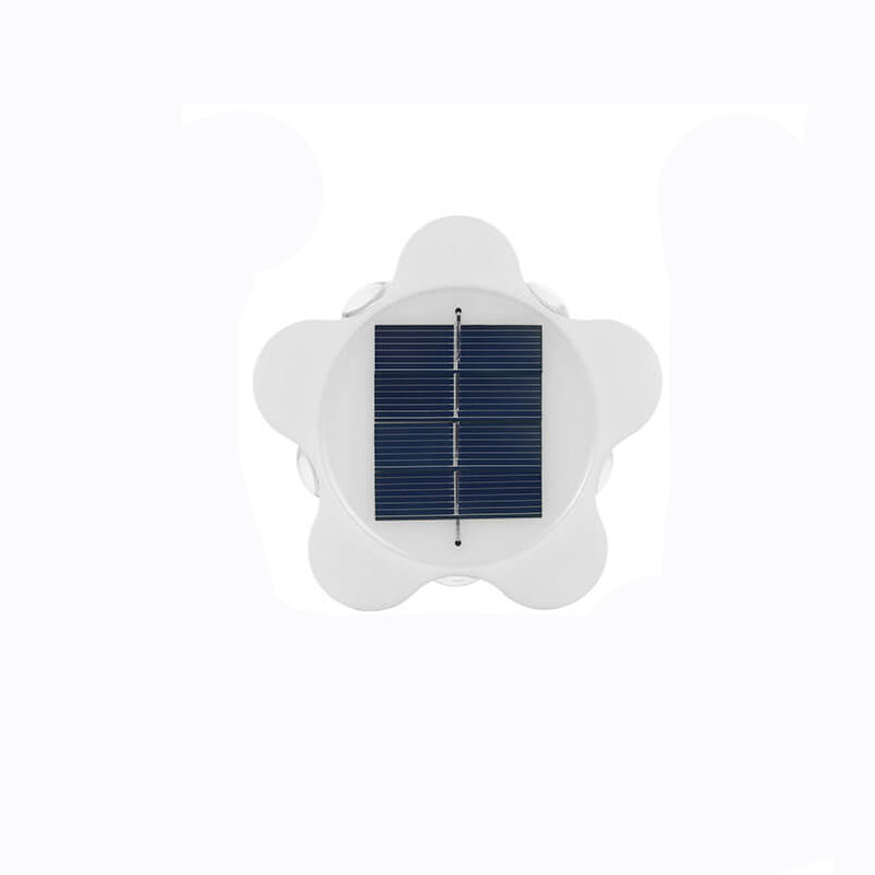 Solar Plum Outdoor Waterproof Decorative Wall Sconce Lamp