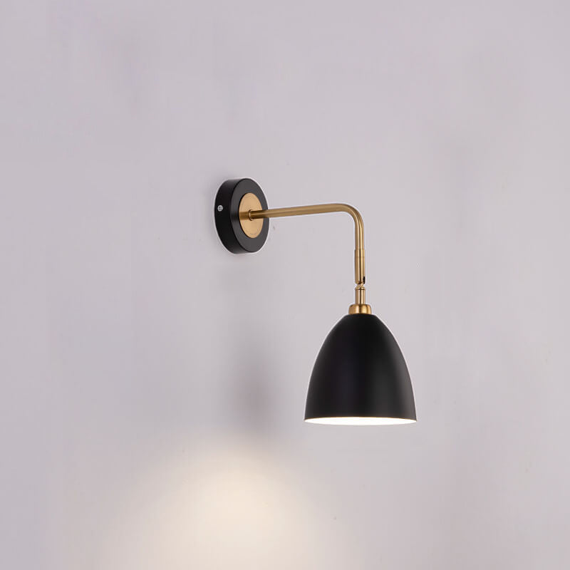 Iron Traditional Shape Shade 1-Light Wall Sconce Lamp
