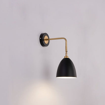 Iron Traditional Shape Shade 1-Light Wall Sconce Lamp