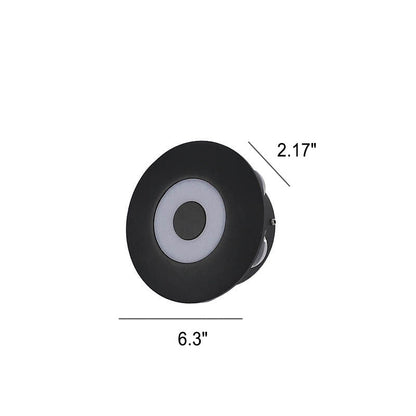 Black Indoor Outdoor Waterproof LED Wall Sconce Lamp