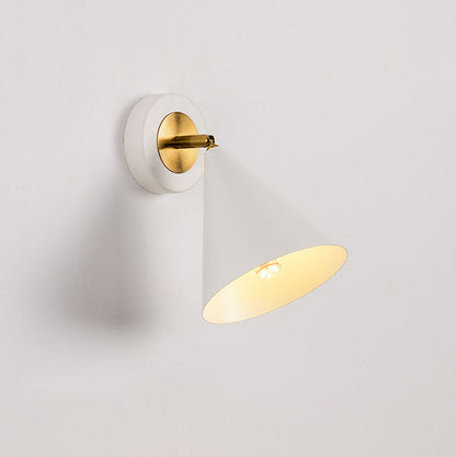 Minimalist Solid Color Rotatable 1-Light Wall Sconce Lamp