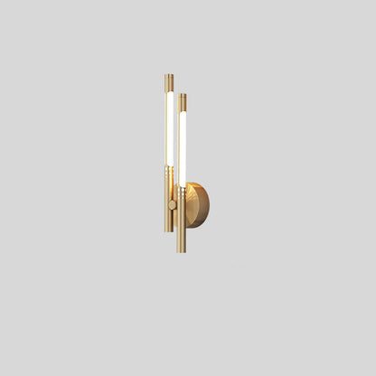 Light Luxury Cylindrical All-copper LED Wall Sconce Lamp