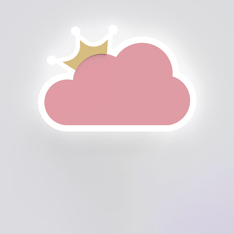 Creative Crown Clouds Iron LED Wall Sconce Lamp