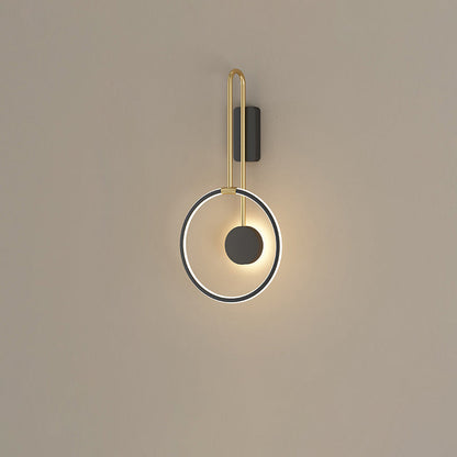 Simplicity Circle Ring Silicone Strip LED Wall Sconce Lamp
