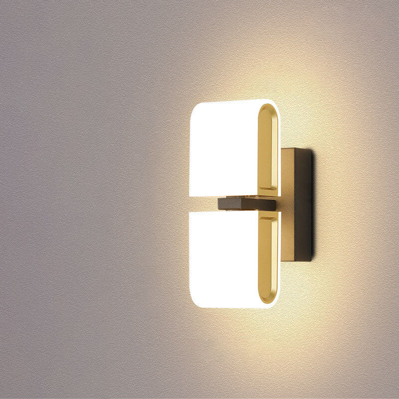 Minimalist Round Zinc Alloy Rotatable LED Wall Sconce Lamp