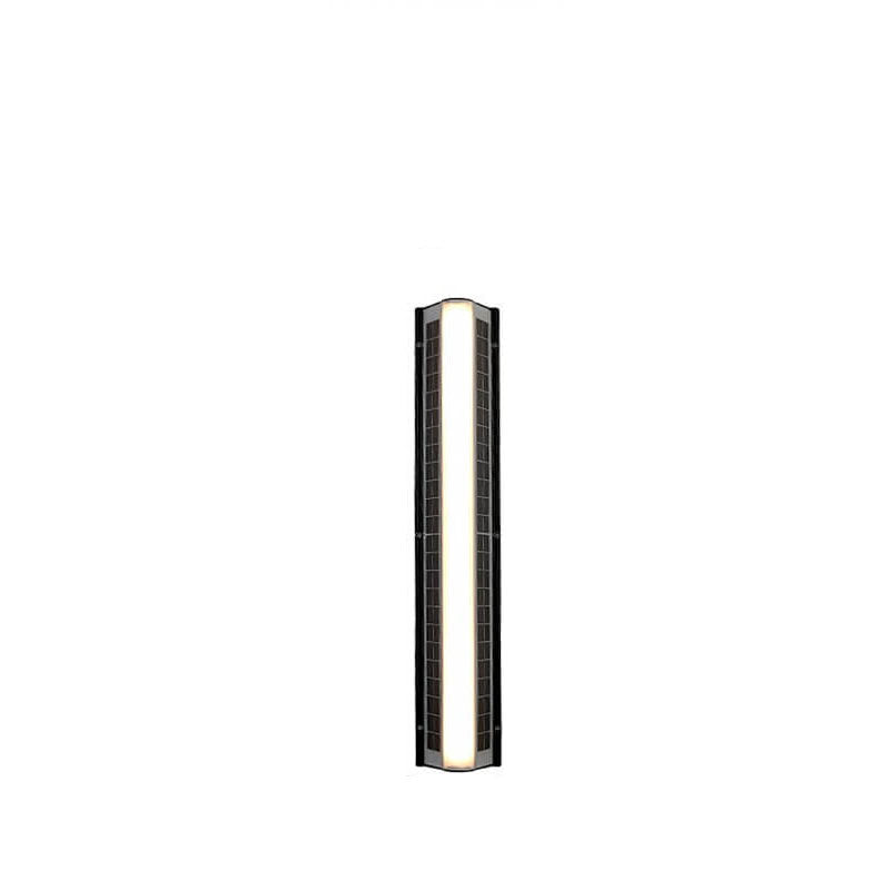 Modern Solar Waterproof Acrylic Long Strip LED Outdoor Wall Sconce Lamp