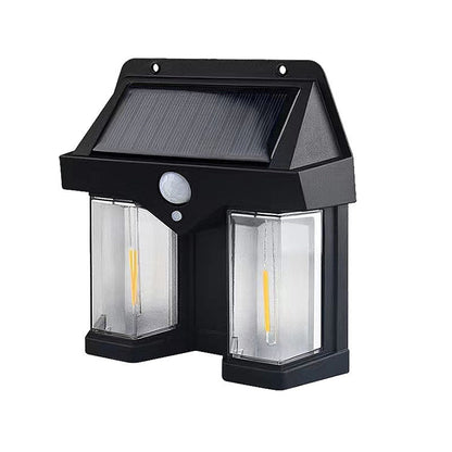 Solar Waterproof Human Sensor LED Wall Sconce Lamp