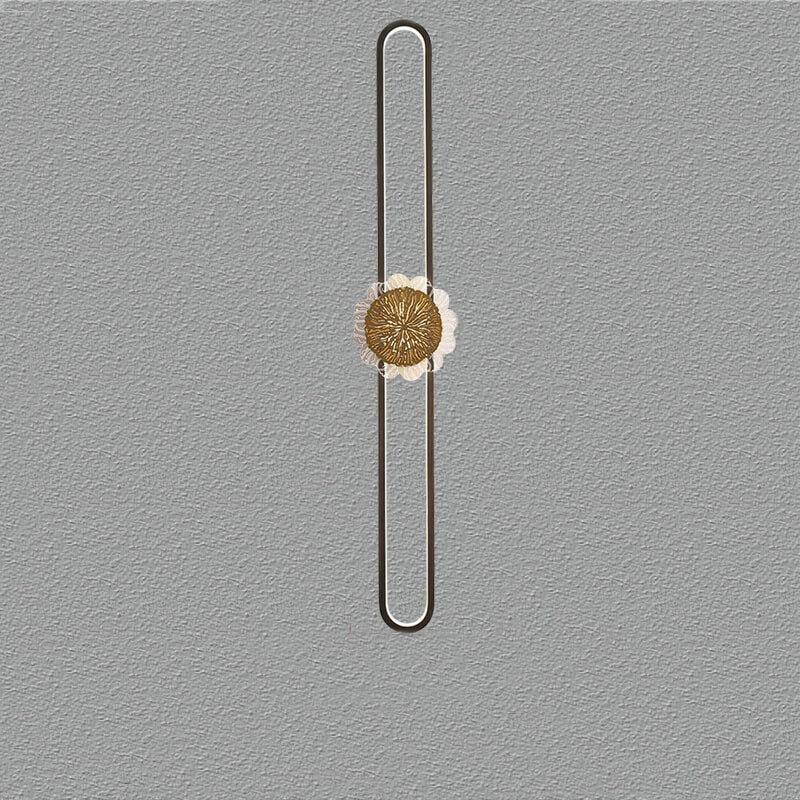 Full Copper Minimalist Ring Design LED Wall Sconce Lamp
