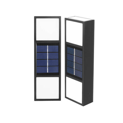 Solar LED Waterproof Patio Fence Wall Sconce Lamp