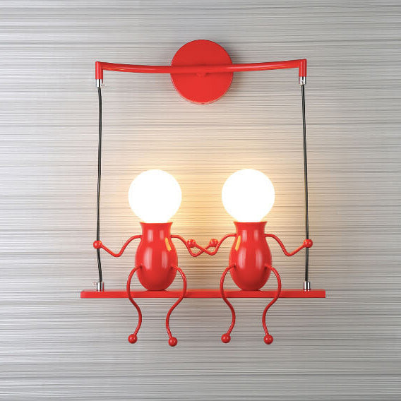 Creative Iron Children's Ball 2-Light Wall Sconce Lamp