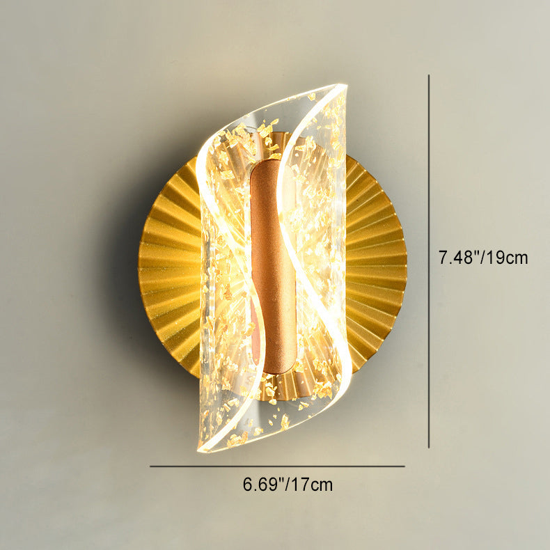 Luxury Hardware Acrylic Butterfly LED Wall Sconce Lamp
