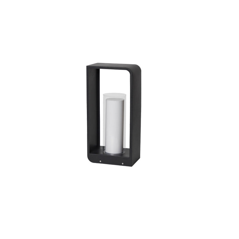 Modern Square Stainless LED Outdoor Lawn Landscape Light