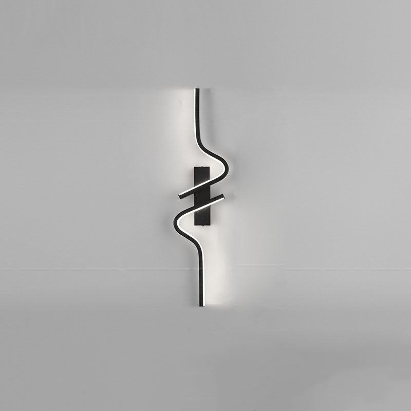 Creative Strip Aluminum Silicon Gel LED Wall Sconce Lamp
