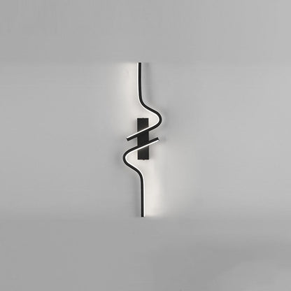 Creative Strip Aluminum Silicon Gel LED Wall Sconce Lamp
