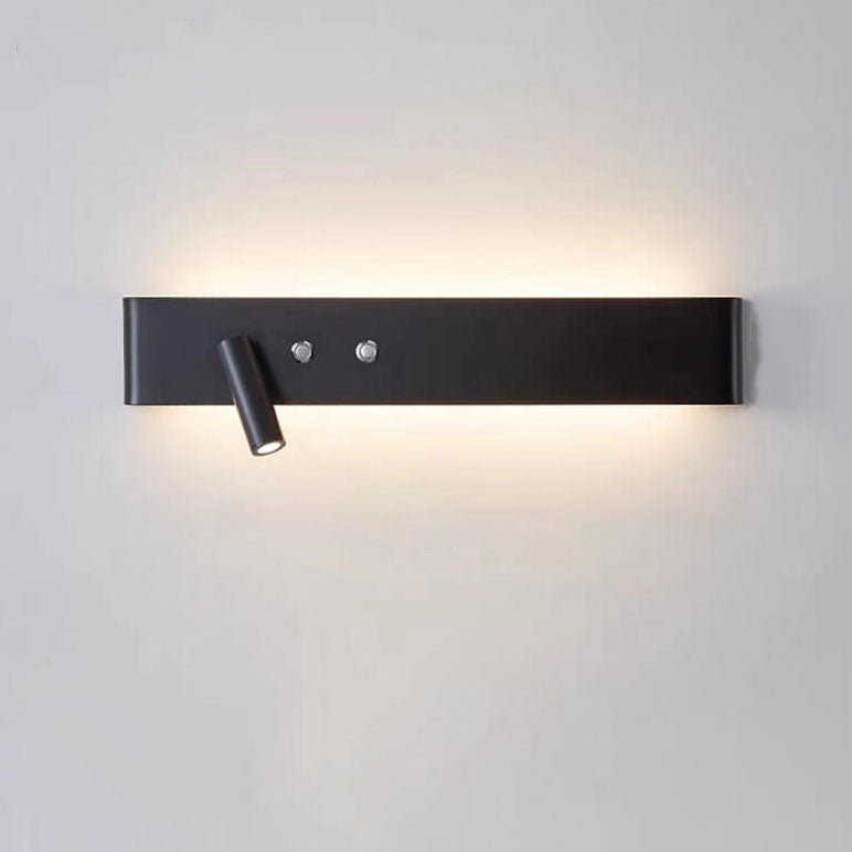 Minimalist Rectangular Aluminum Iron LED Wall Sconce Lamp