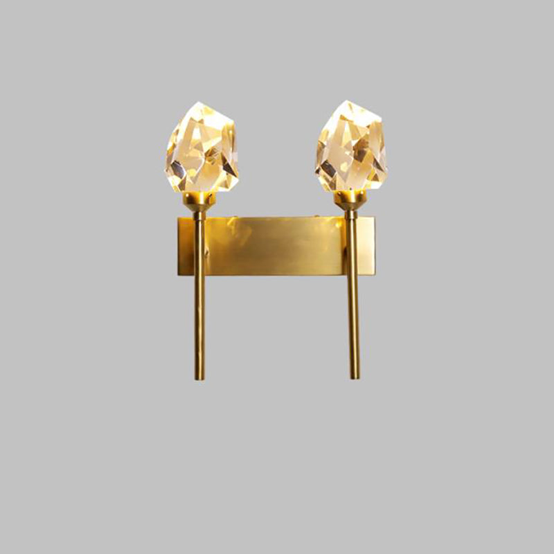 Full Crystal Scepter Design 1/2-Light LED Wall Sconce Lamp
