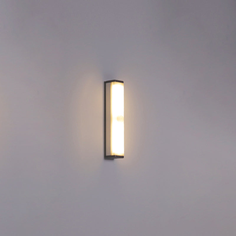 Simplicity Cylinder Aluminum Acrylic LED Wall Sconce Lamp