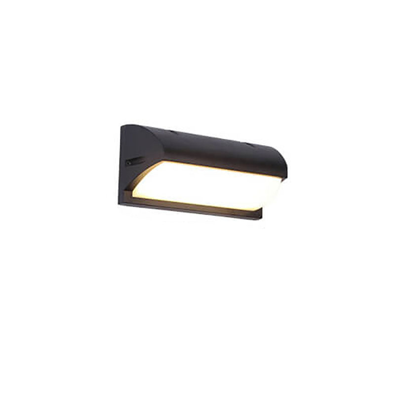 Geometry Outdoor Waterproof Sensor LED Wall Sconce Lamp