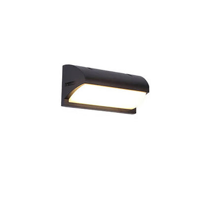 Geometry Outdoor Waterproof Sensor LED Wall Sconce Lamp