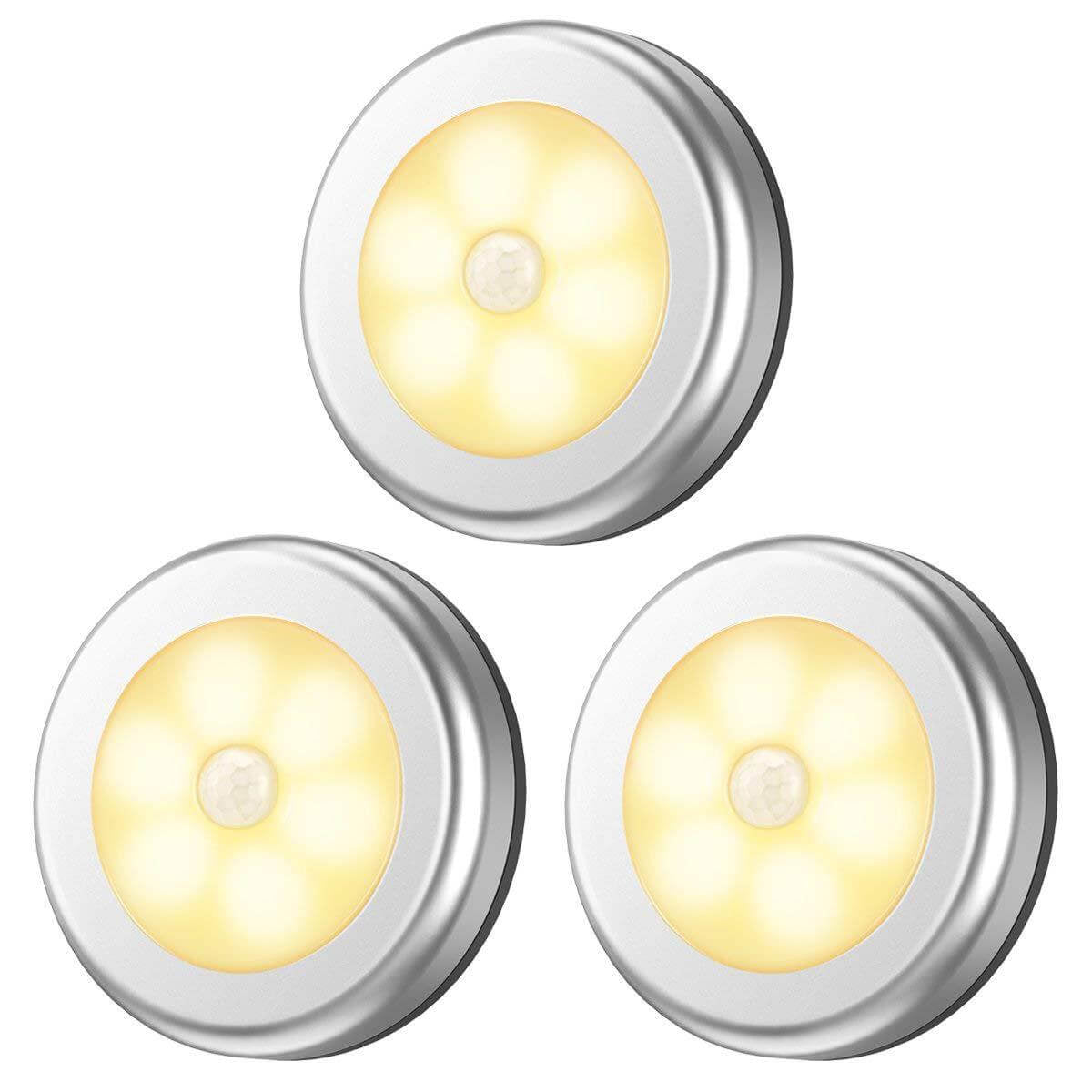 Smart Body Sensing Round LED Night Light Wall Sconce Lamp