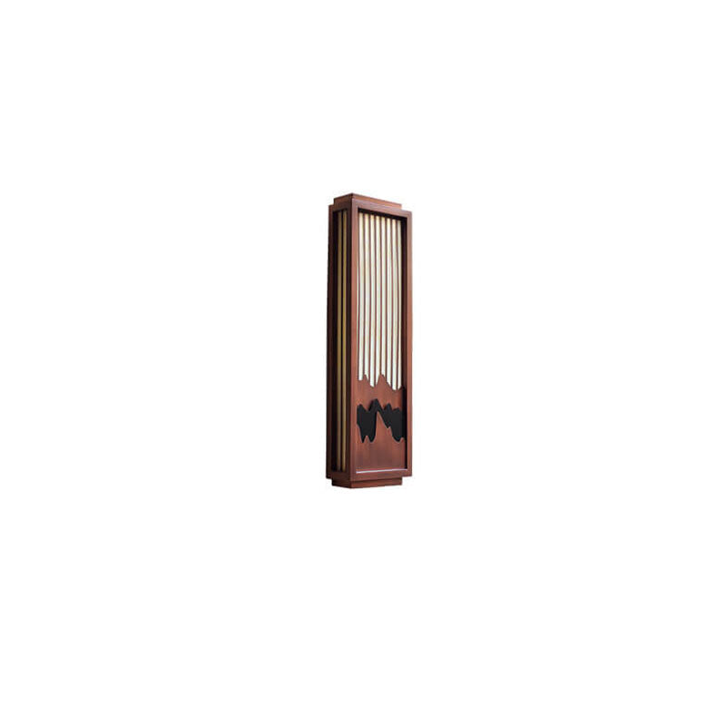Chinese Steel Outdoor Waterproof 1-Light Wall Sconce Lamp