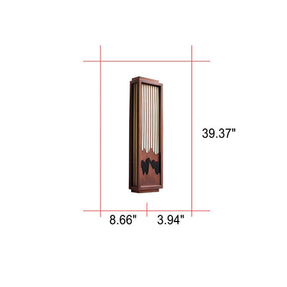Chinese Steel Outdoor Waterproof 1-Light Wall Sconce Lamp