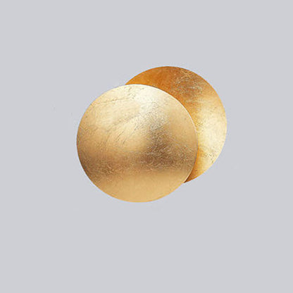 Modern Simplicity Alloy Round LED Wall Sconce Lamp